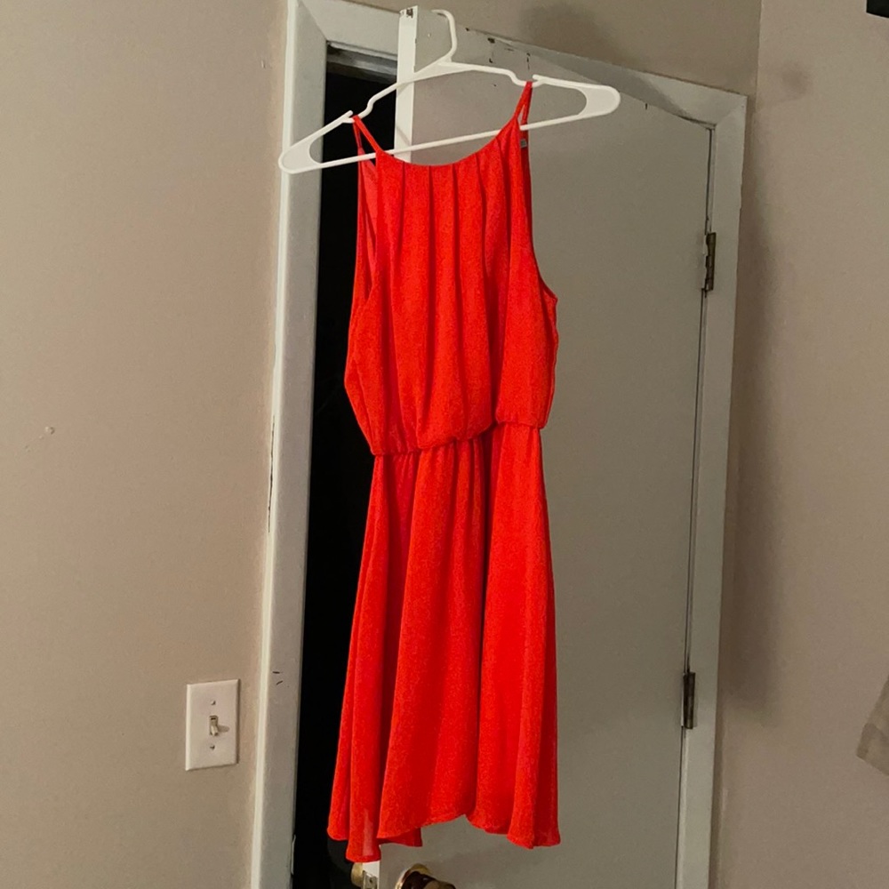 Coral dress